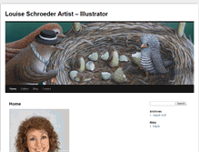 Tablet Screenshot of louiseschroeder.com